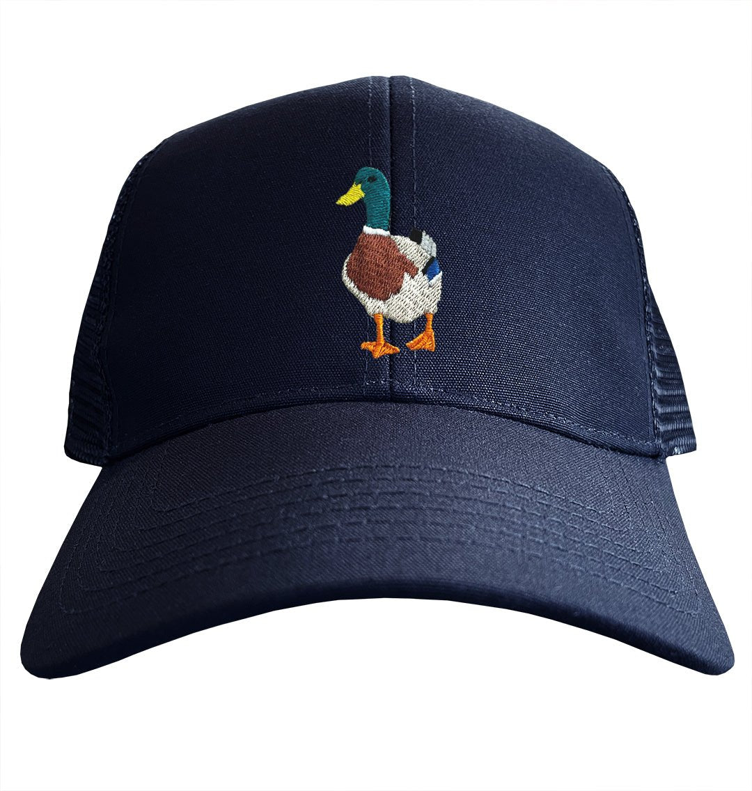 Mallard Duck Trucker Cap - Blue Panda