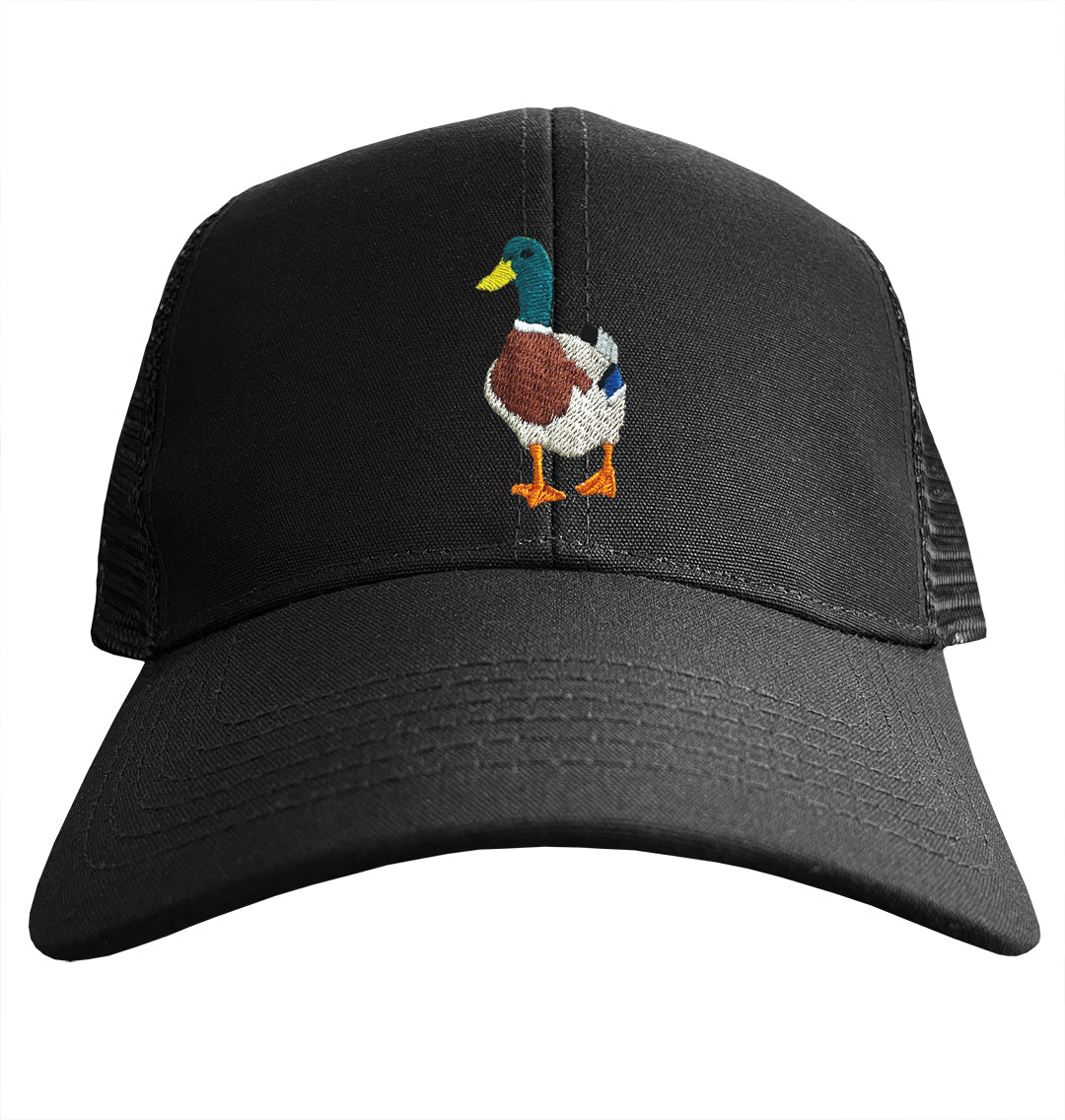 Mallard Duck Trucker Cap - Blue Panda