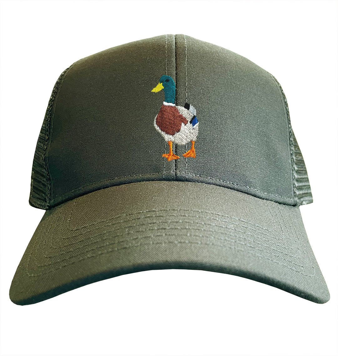 Mallard Duck Trucker Cap - Blue Panda