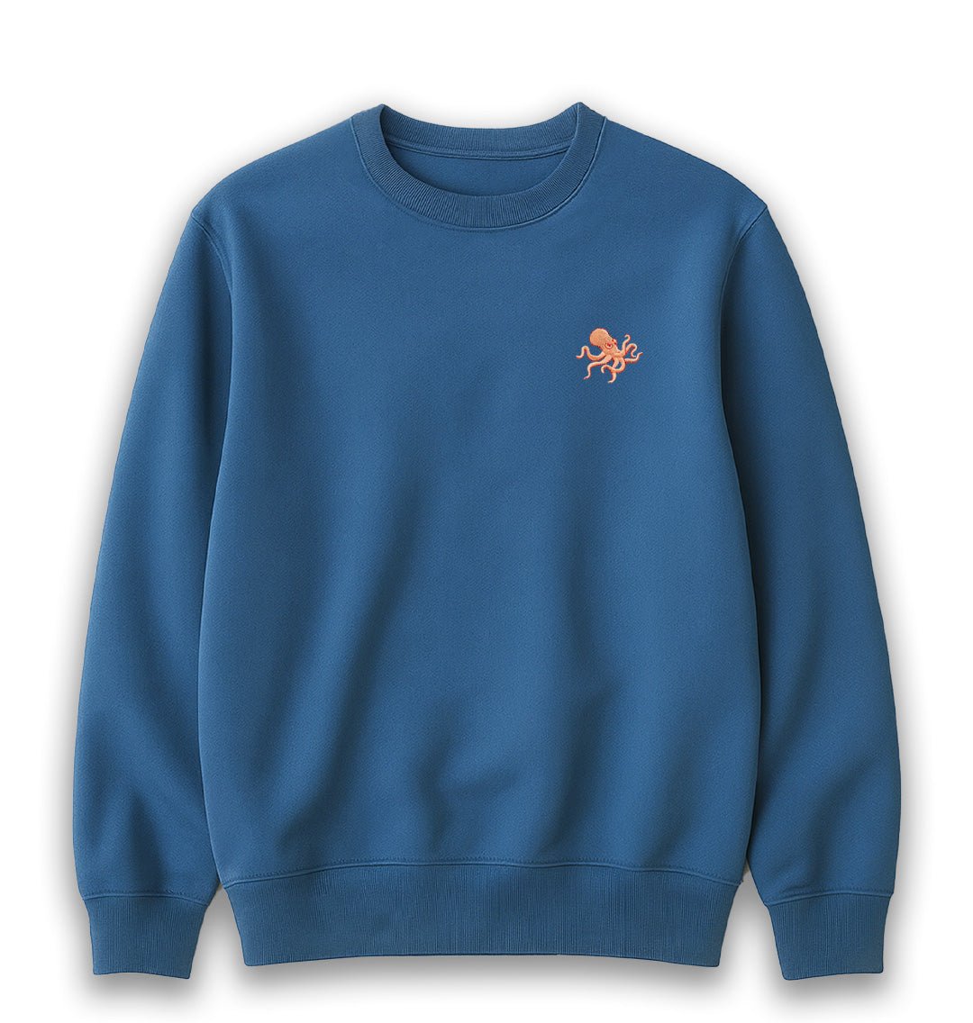Octopus Mens Sweatshirt - Blue Panda
