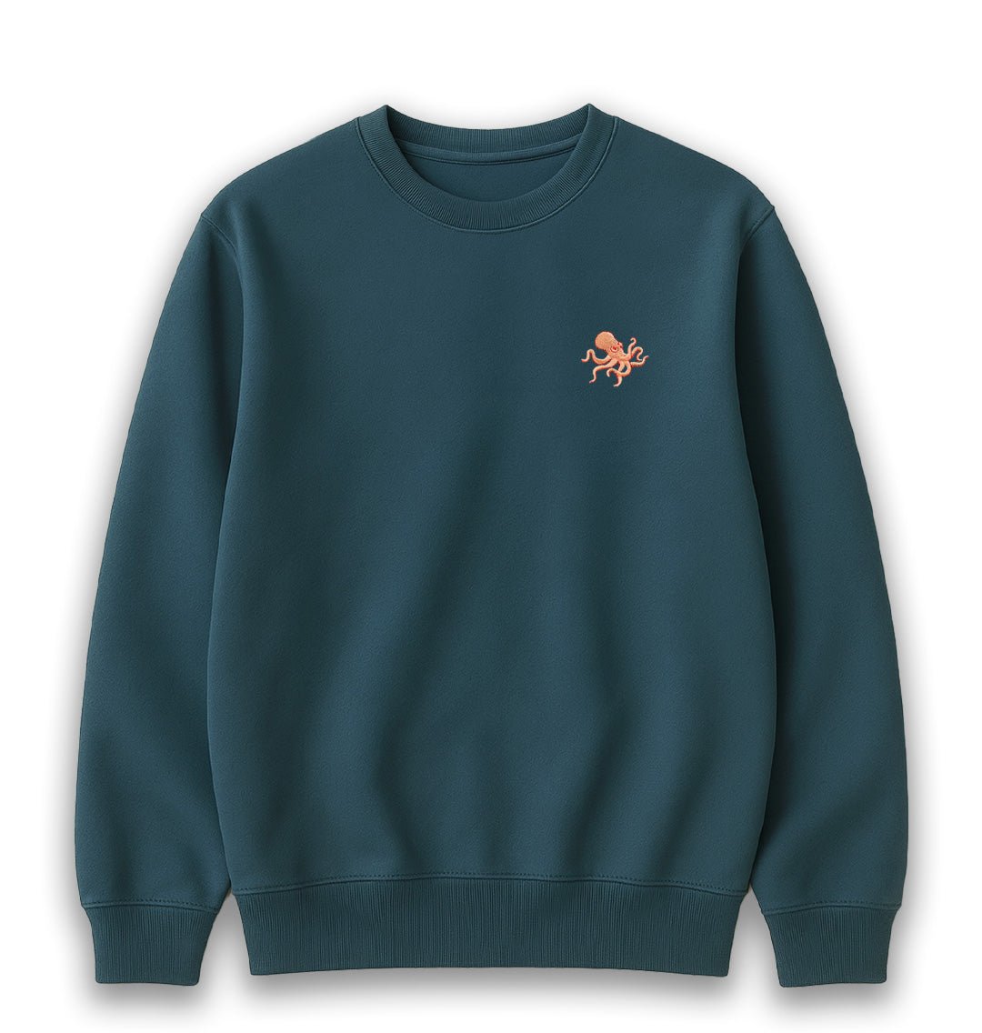 Octopus Mens Sweatshirt - Blue Panda