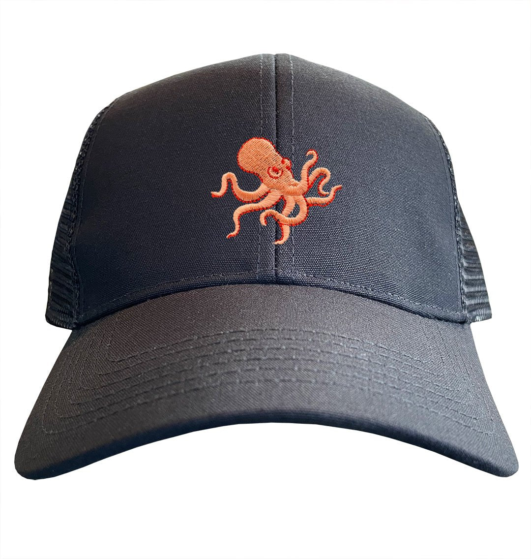 Octopus Trucker Cap - Blue Panda