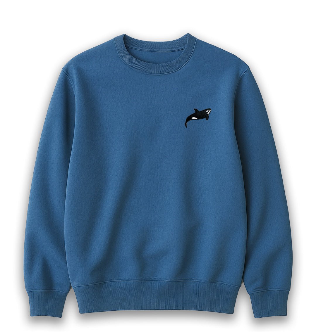 Orca Mens Sweatshirt - Blue Panda