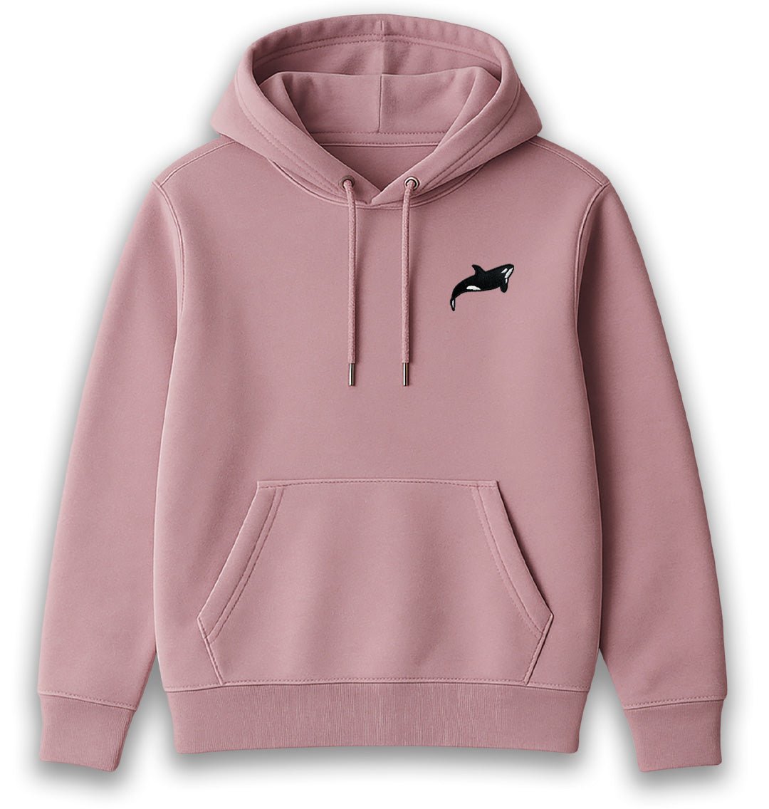 Orca Womens Hoodie - Unisex - Blue Panda