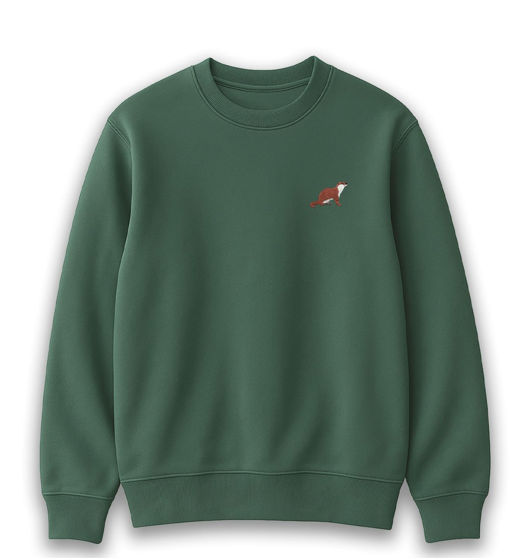 Otter Womens Sweatshirt - Unisex - Blue Panda