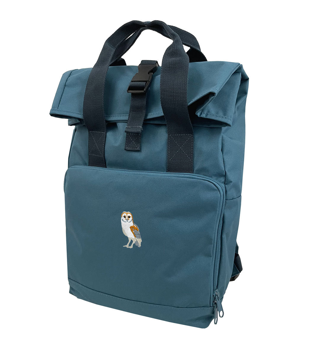 Barn Owl Everyday Roll-top Recycled Backpack