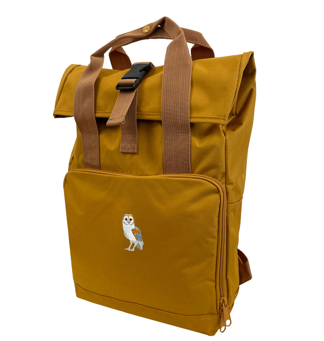 Barn Owl Everyday Roll-top Recycled Backpack