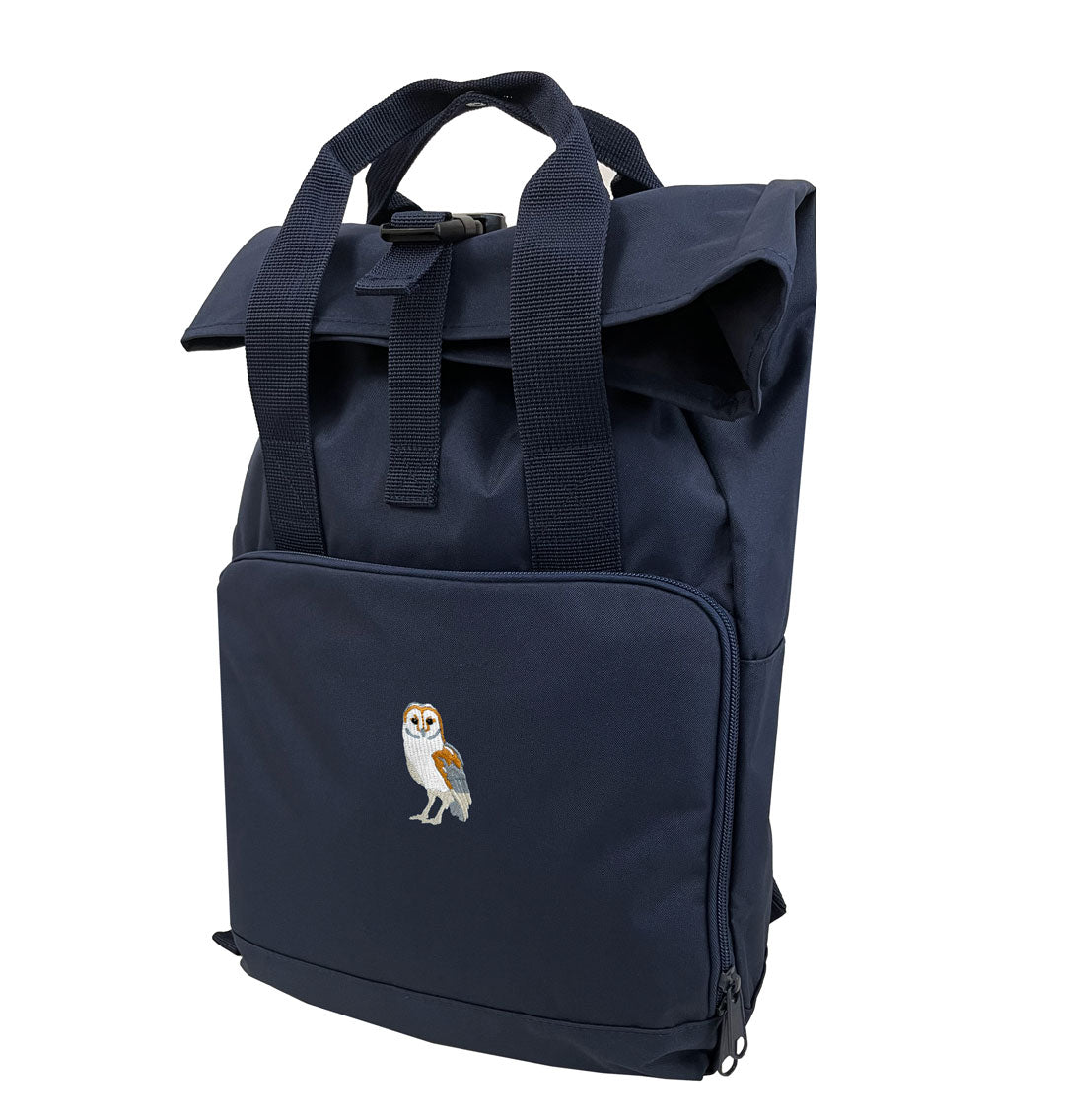 Barn Owl Everyday Roll-top Recycled Backpack