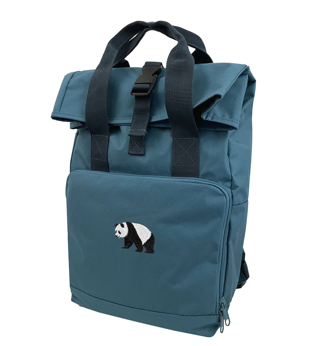 Panda Everyday Roll-top Recycled Backpack