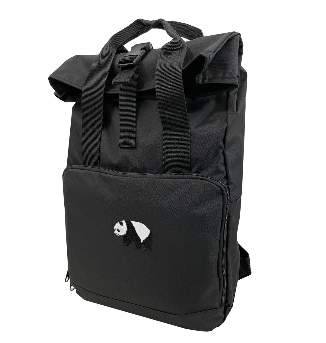 Panda Everyday Roll-top Recycled Backpack