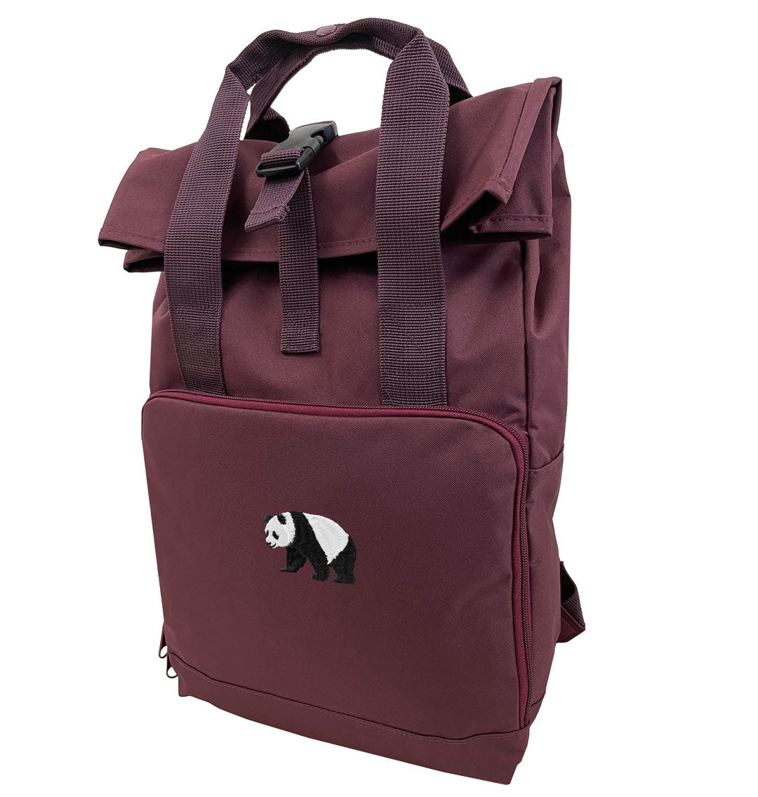 Panda Everyday Roll-top Recycled Backpack