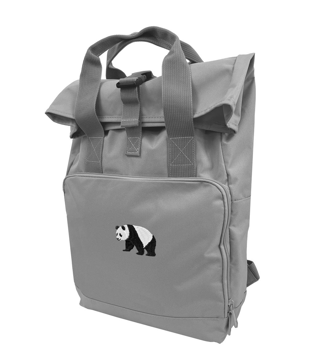 Panda Everyday Roll-top Recycled Backpack