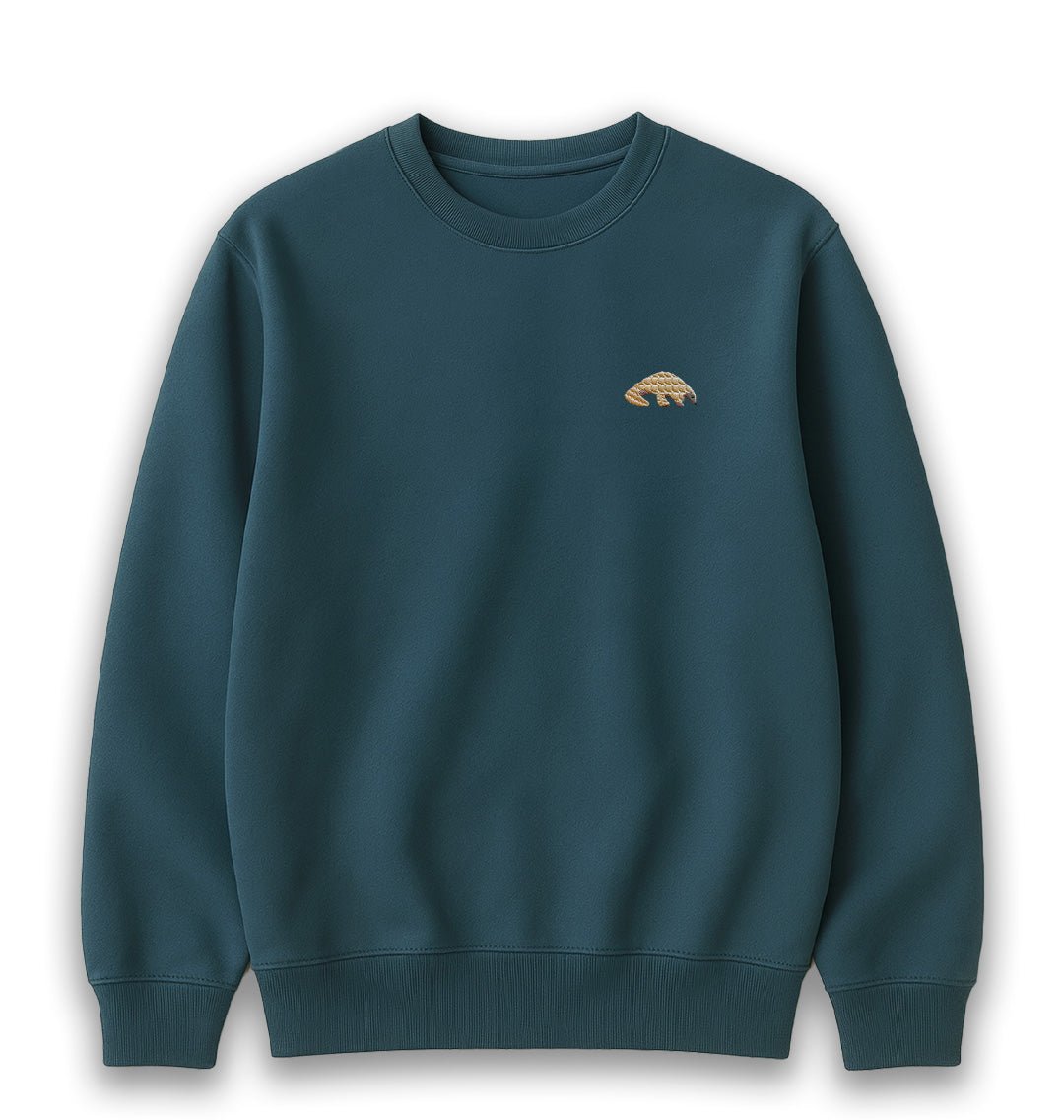 Pangolin Womens Sweatshirt - Unisex - Blue Panda