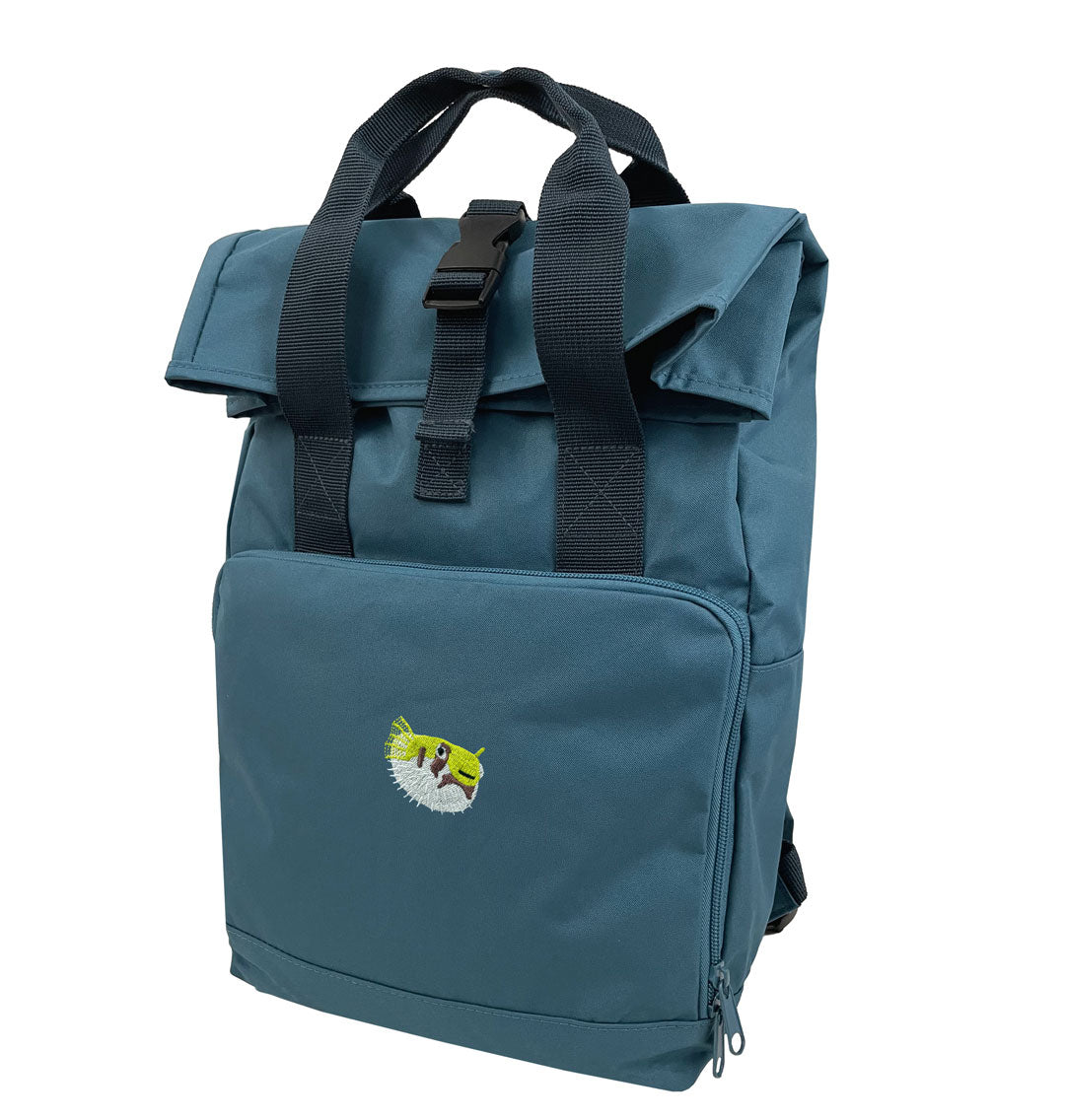 Pufferfish Everyday Roll-top Recycled Backpack