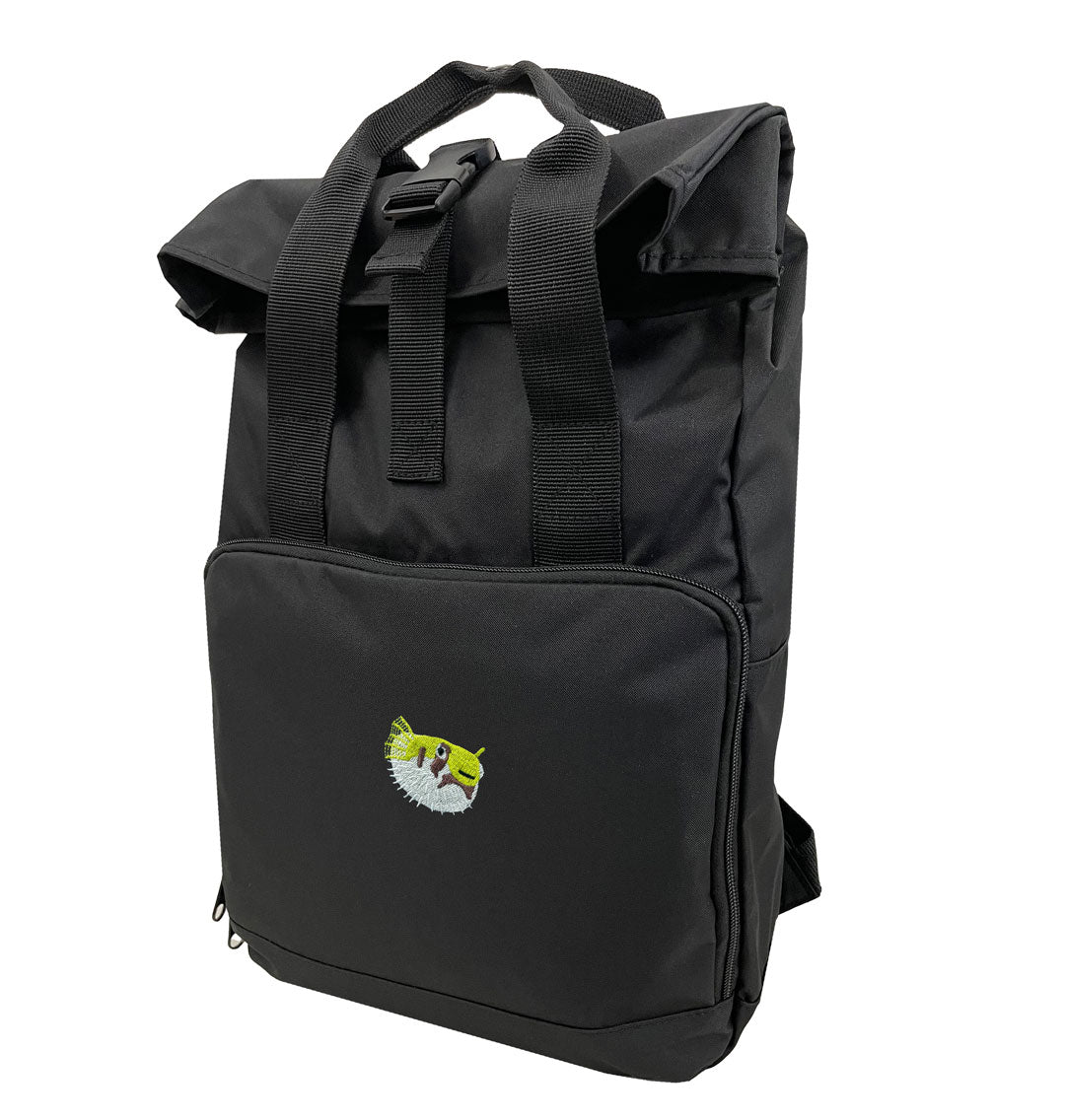 Pufferfish Everyday Roll-top Recycled Backpack