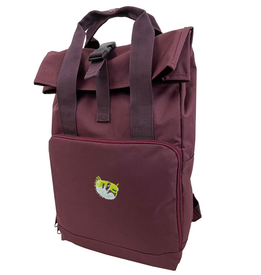 Pufferfish Everyday Roll-top Recycled Backpack