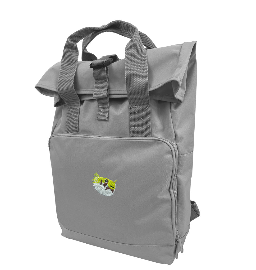 Pufferfish Everyday Roll-top Recycled Backpack