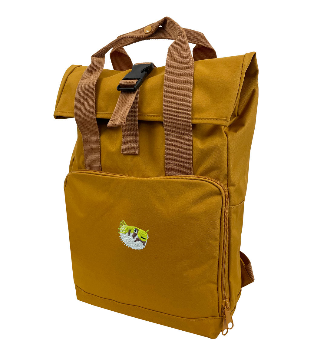 Pufferfish Everyday Roll-top Recycled Backpack