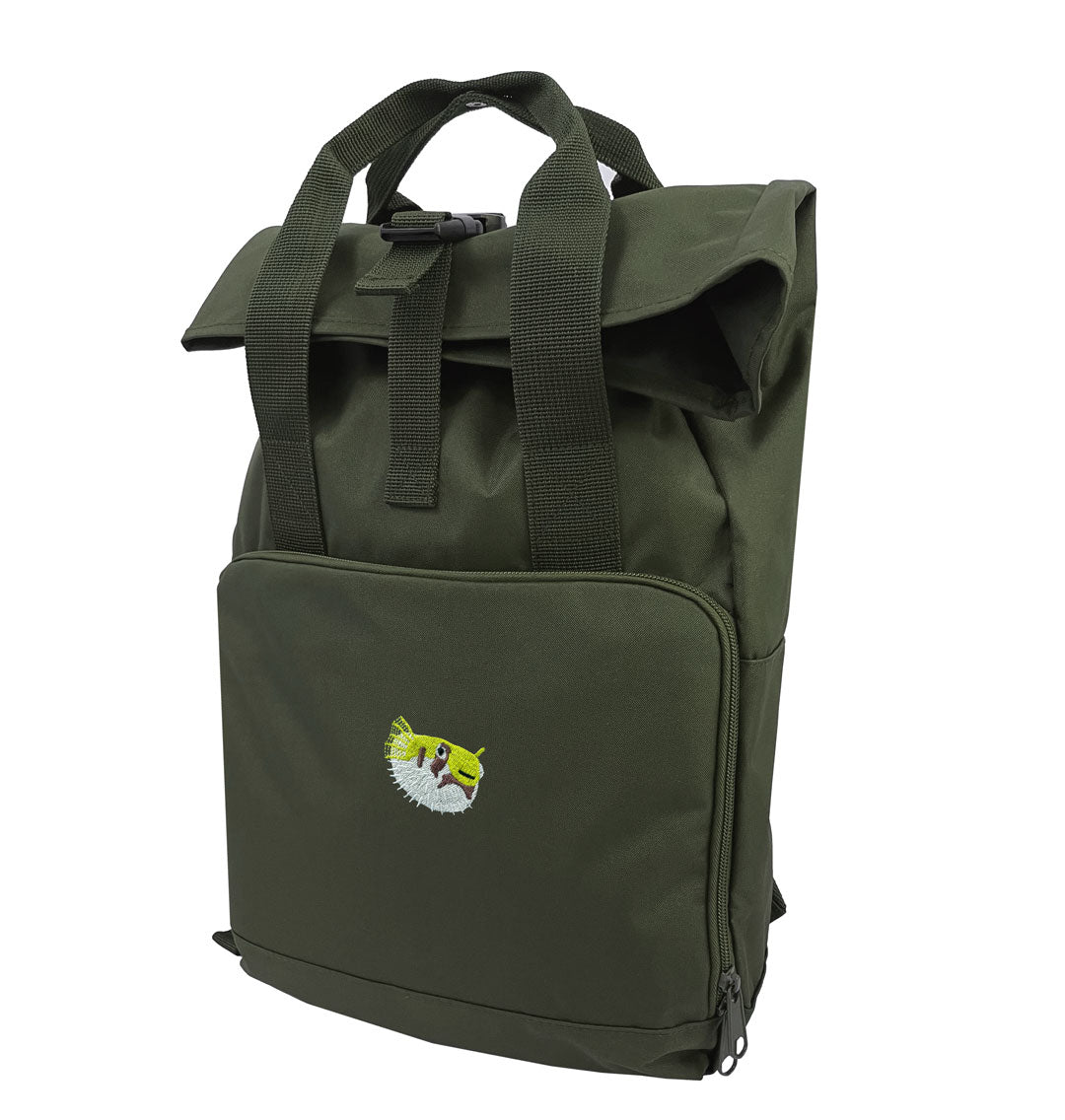 Pufferfish Everyday Roll-top Recycled Backpack