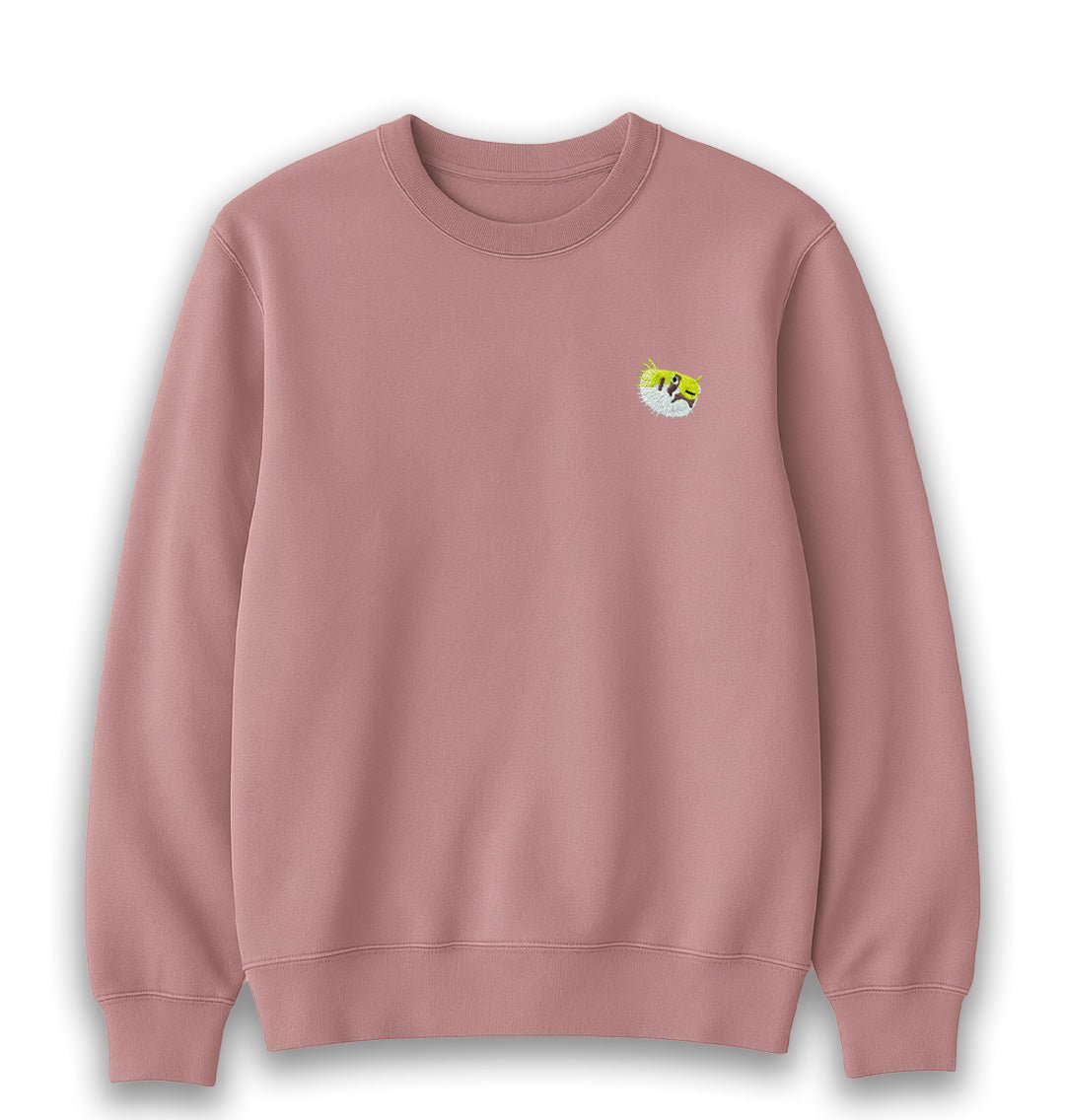 Pufferfish Mens Sweatshirt - Blue Panda