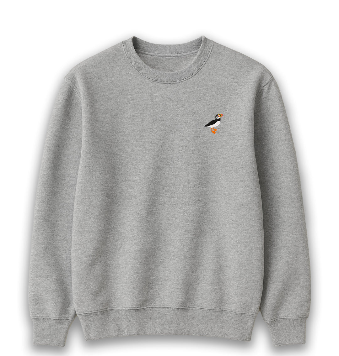 Puffin Womens Sweatshirt - Unisex - Blue Panda