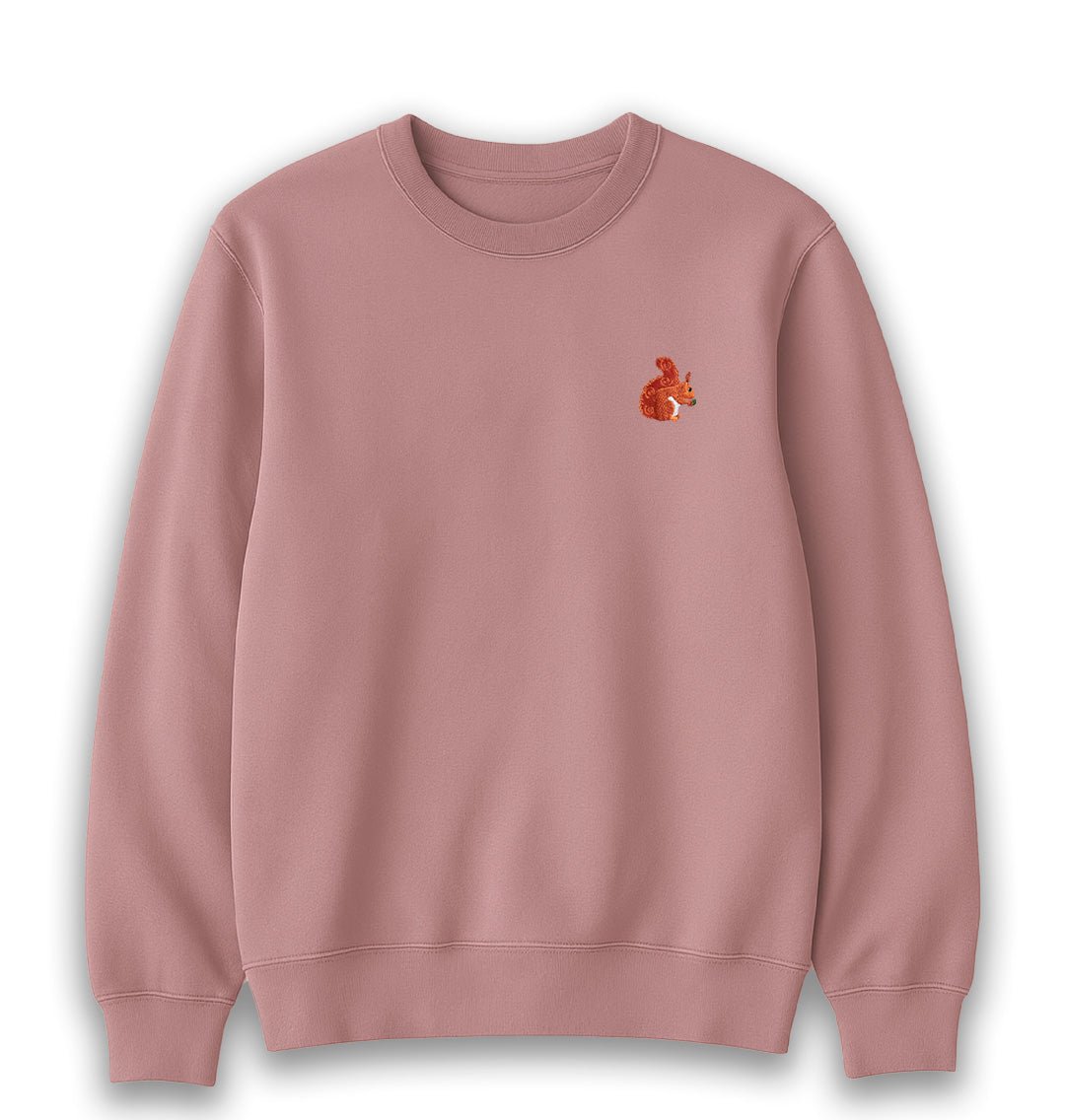 Red Squirrel Mens Sweatshirt - Blue Panda