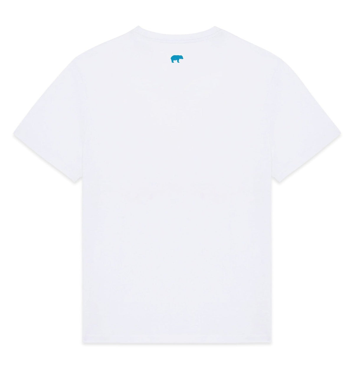 Salty Ocean Front Print Womens T-shirt - Blue Panda