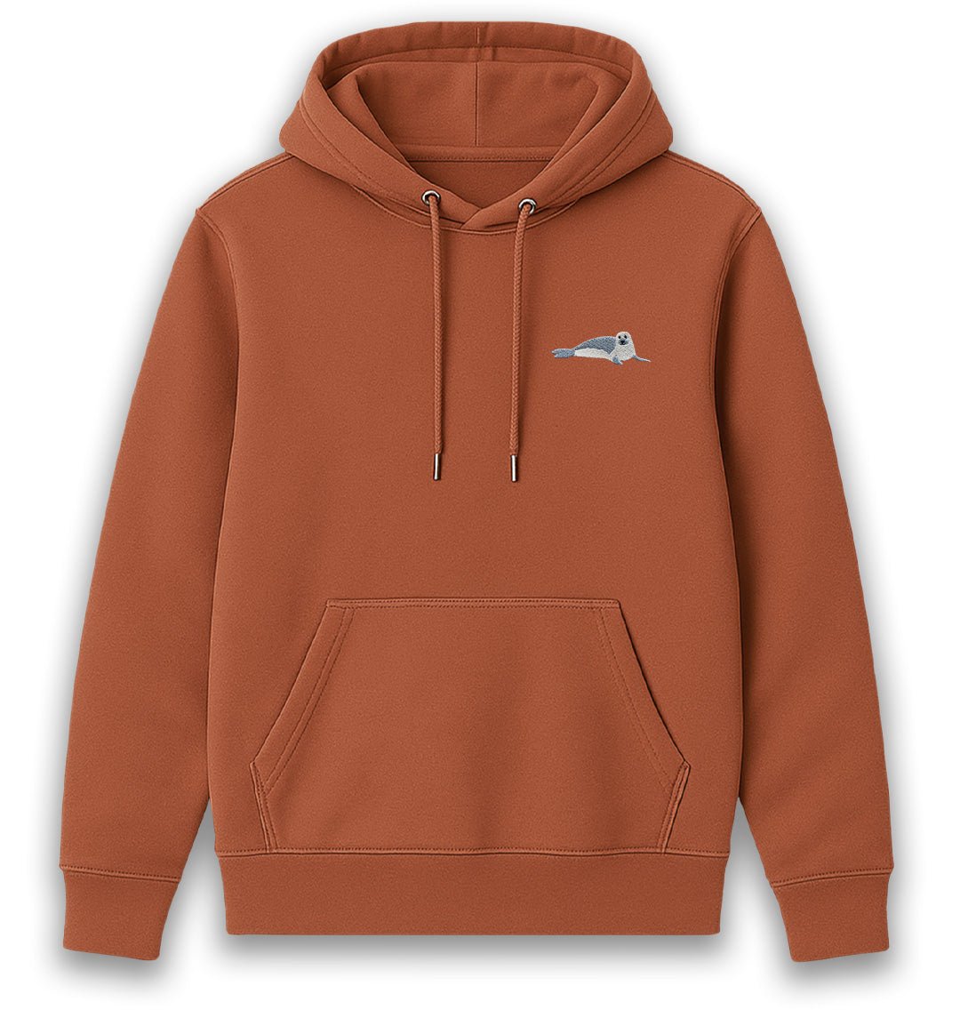 Seal Womens Hoodie - Unisex - Blue Panda