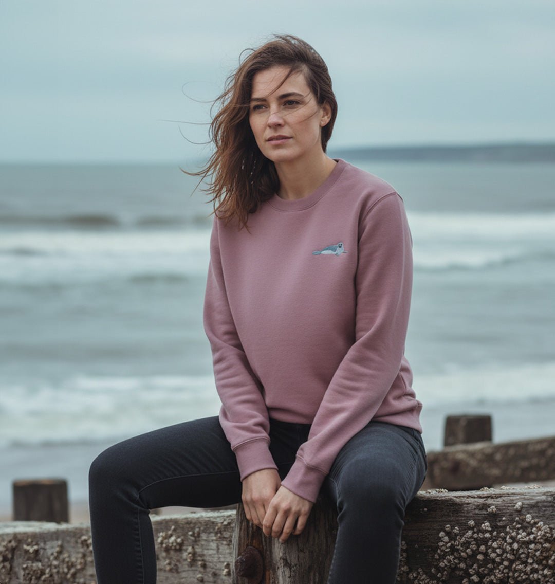 Seal Womens Sweatshirt - Unisex - Blue Panda