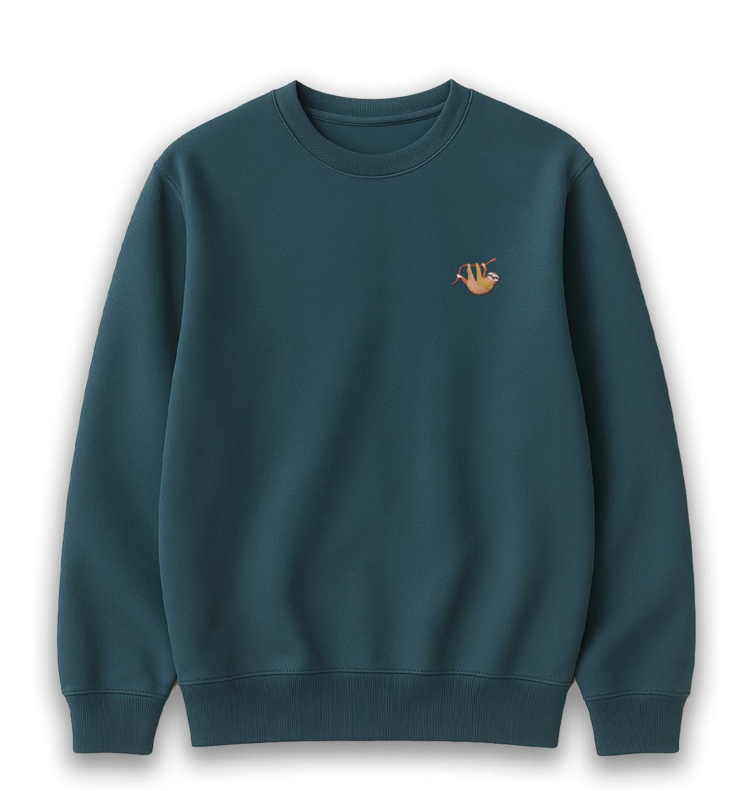 Sloth Womens Sweatshirt - Unisex - Blue Panda