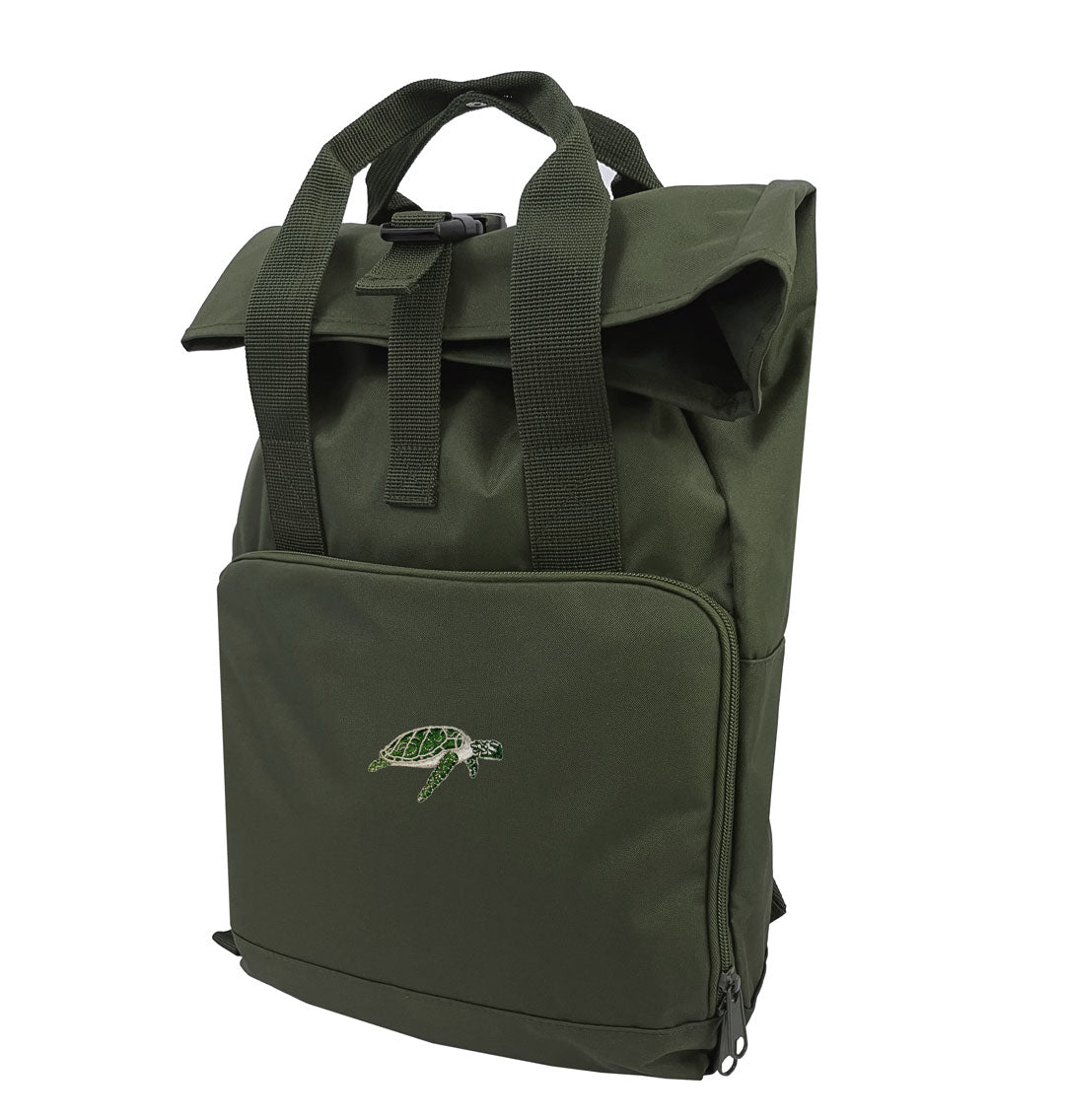 Turtle Everyday Roll-top Recycled Backpack