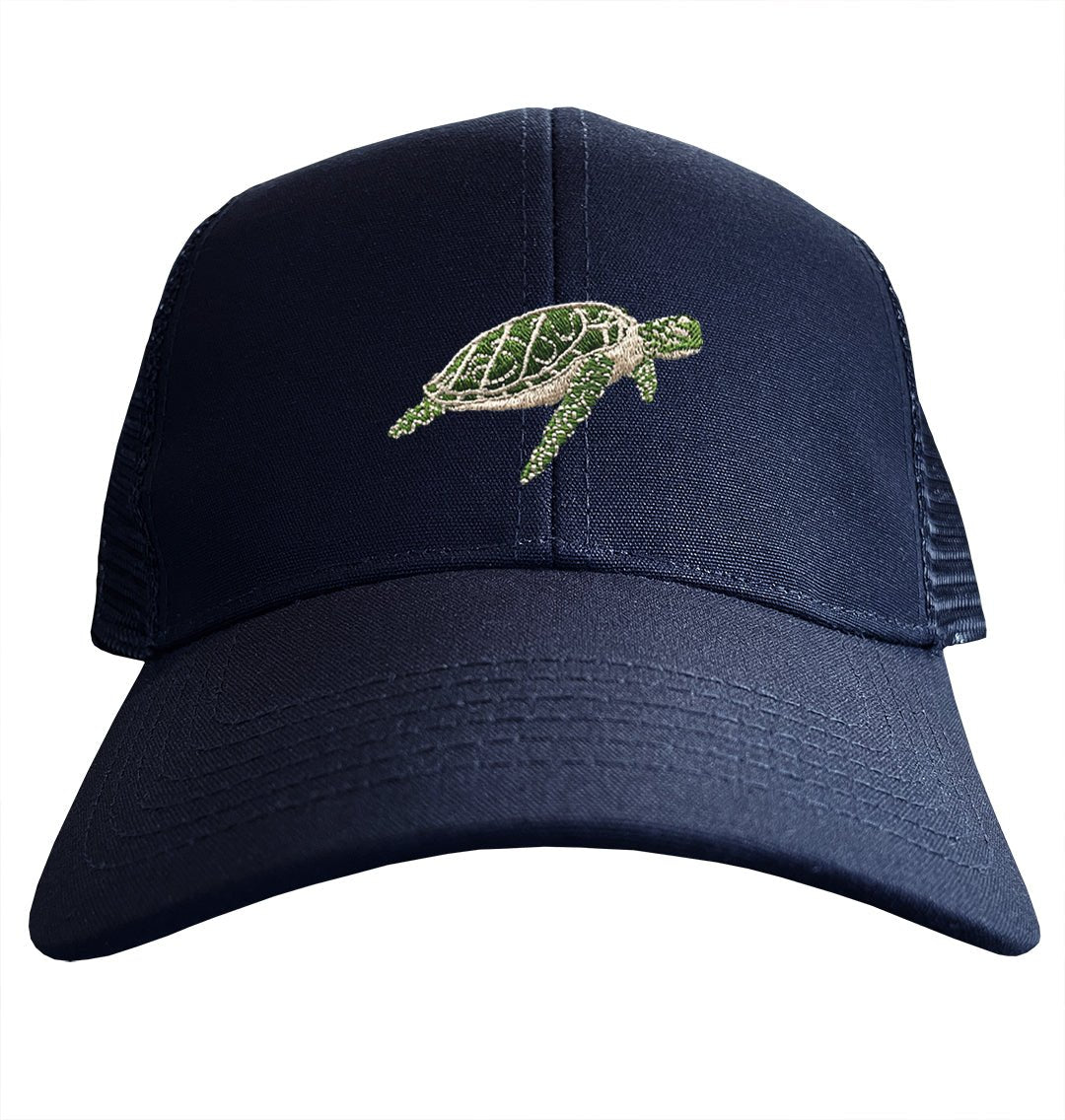 Turtle Trucker Cap - Blue Panda