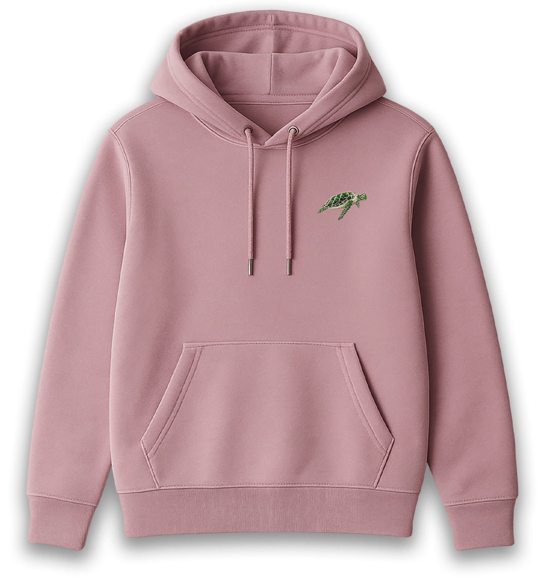 Turtle Womens Hoodie - Unisex - Blue Panda