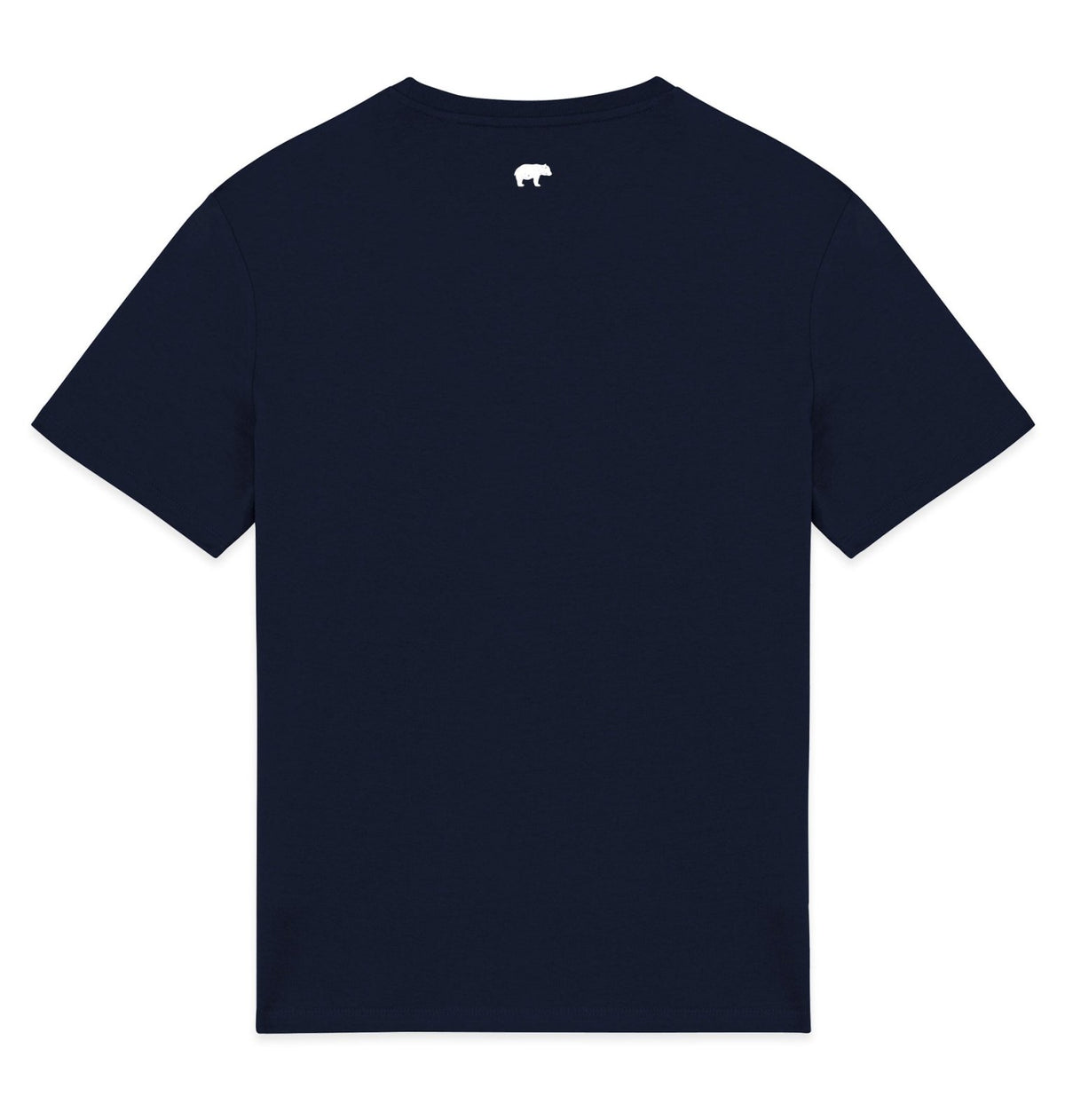 Zebra Front Print Mens T-shirt - Blue Panda