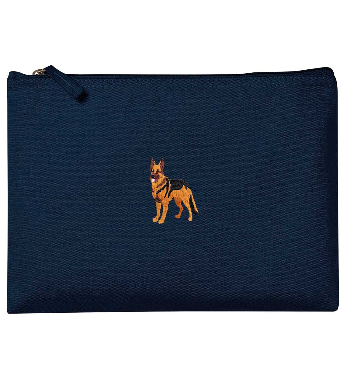 Alsatian Organic Accessory Pouch - Blue Panda