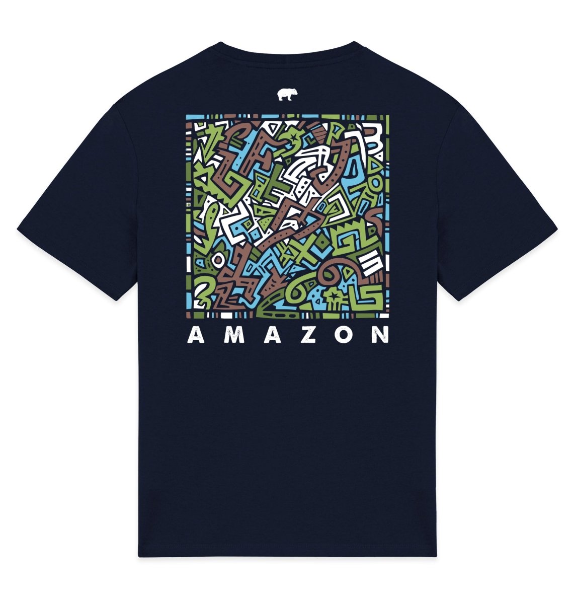 Amazon Graphic Mens T-shirt - Blue Panda