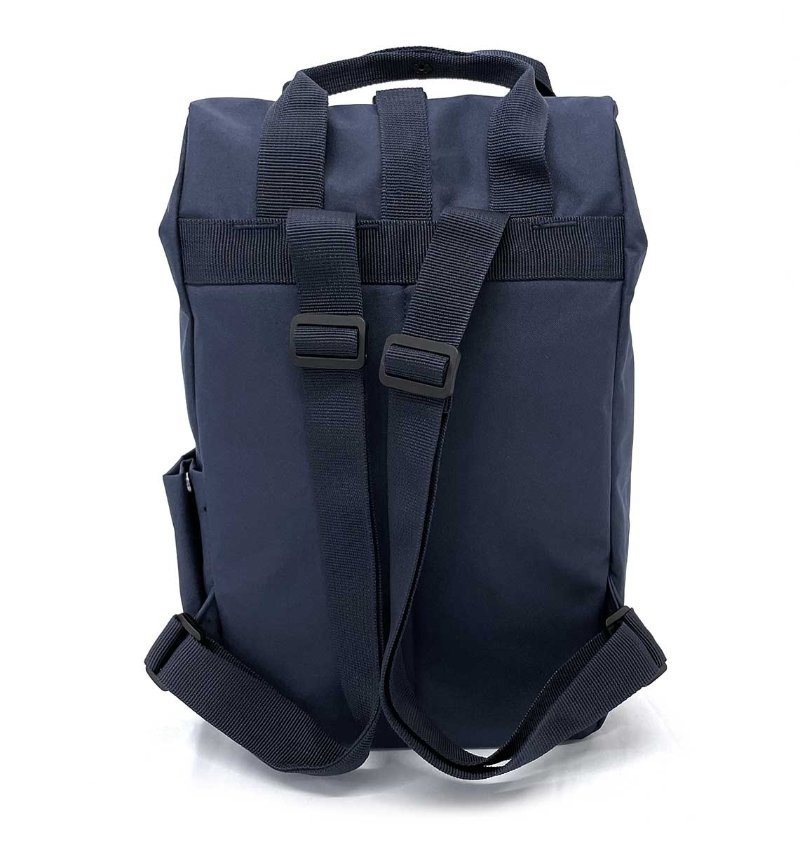 Barn Owl Mini Roll-top Recycled Backpack - Blue Panda