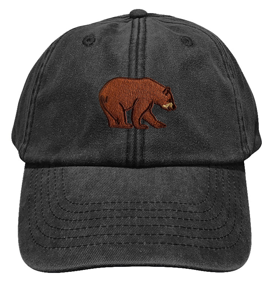 Bear Baseball Cap - Blue Panda