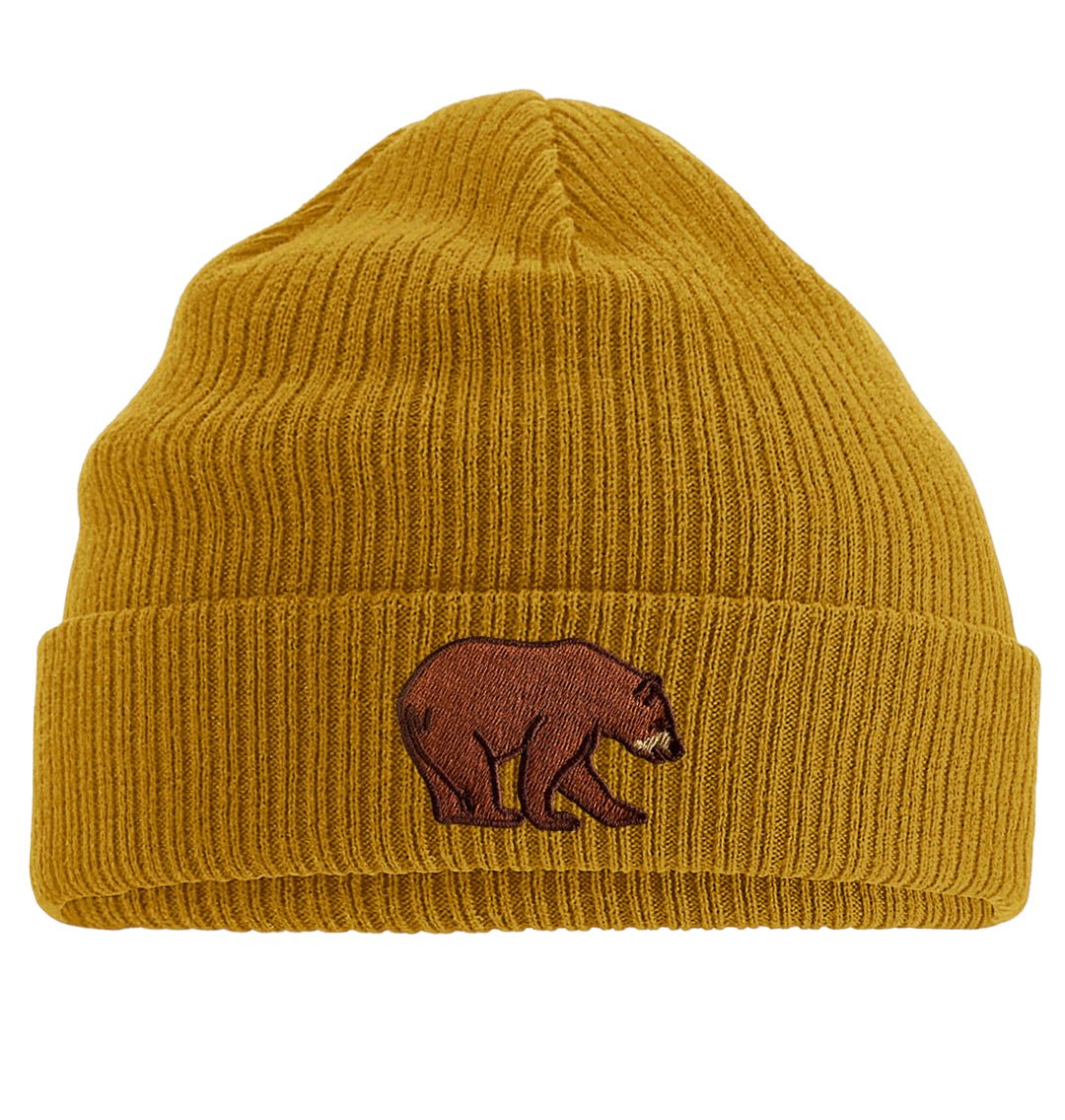 Bear Beanie - Blue Panda