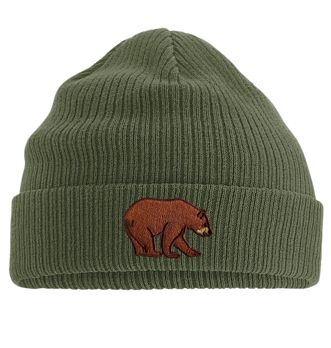 Bear Beanie - Blue Panda