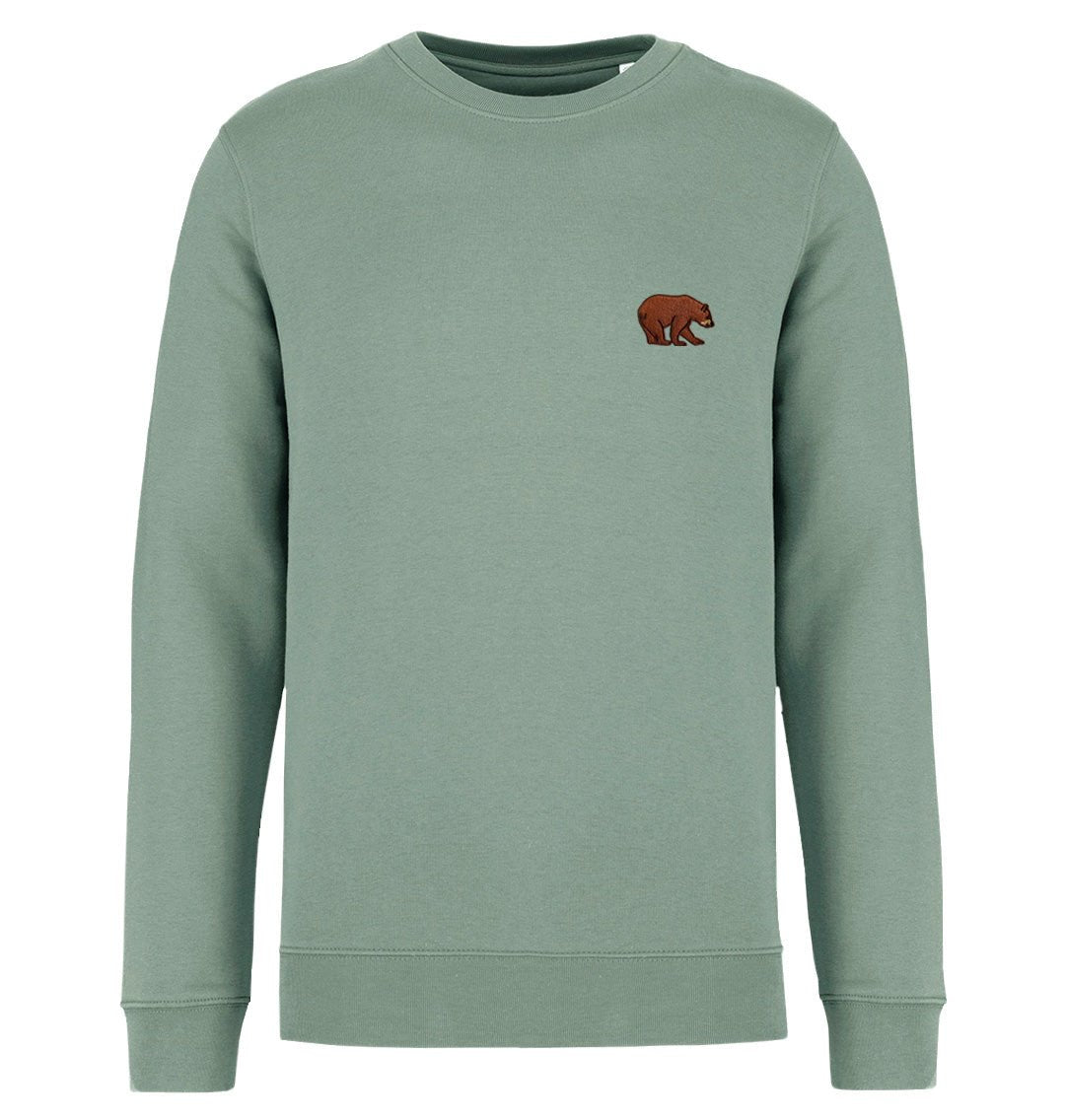 Bear Mens Sweatshirt - Blue Panda