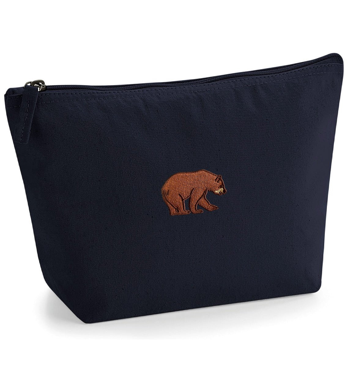 Bear Organic Accessory Bag - Blue Panda