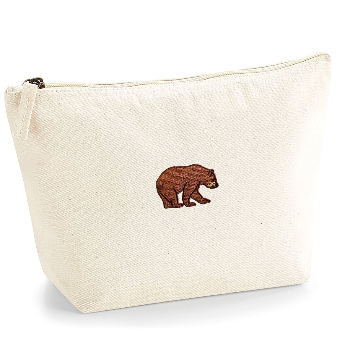 Bear Organic Accessory Bag - Blue Panda