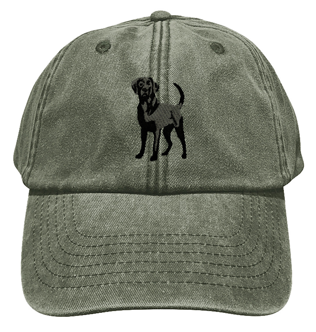 Cappello per cani Labrador Retriever nero - Un berretto da uomo Cappello per cani Labrador Retriever nero - Un berretto da uomo