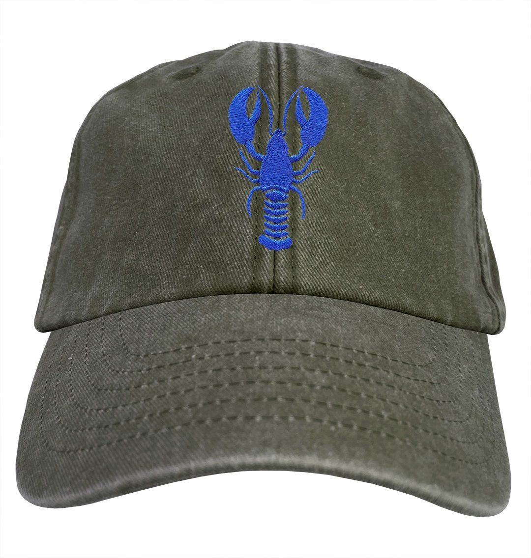 Blue Lobster Denim Cap - Blue Panda