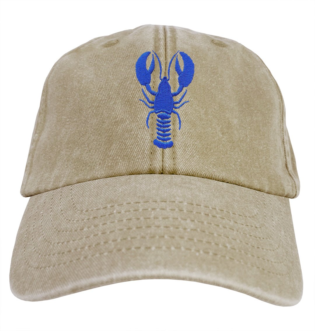 Blue Lobster Denim Cap - Blue Panda