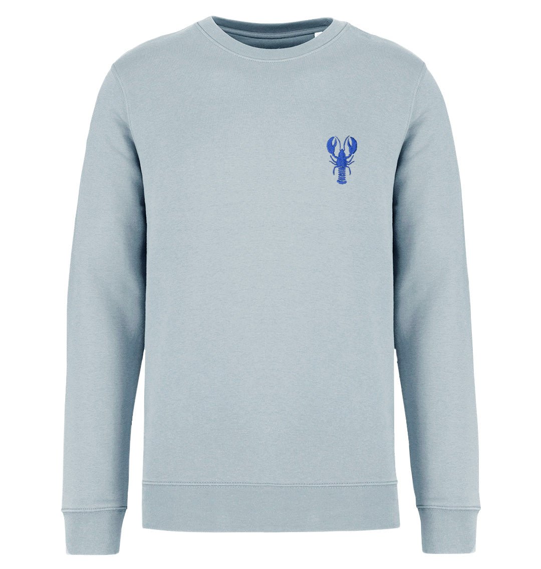 Blue Lobster Mens Sweatshirt - Blue Panda