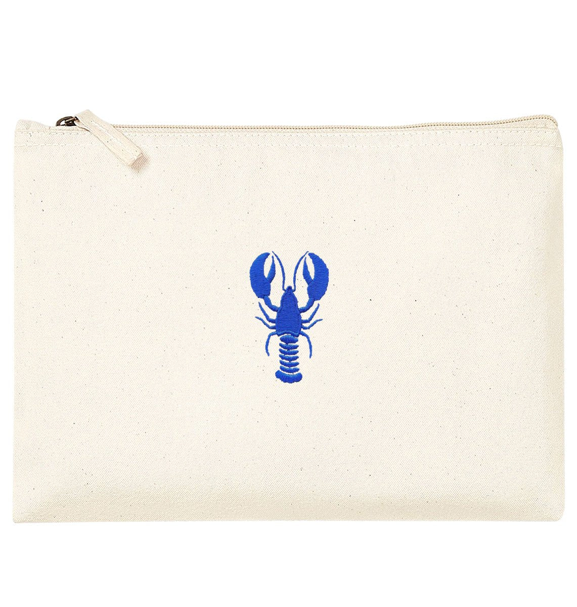 Blue Lobster Organic Accessory Pouch - Blue Panda