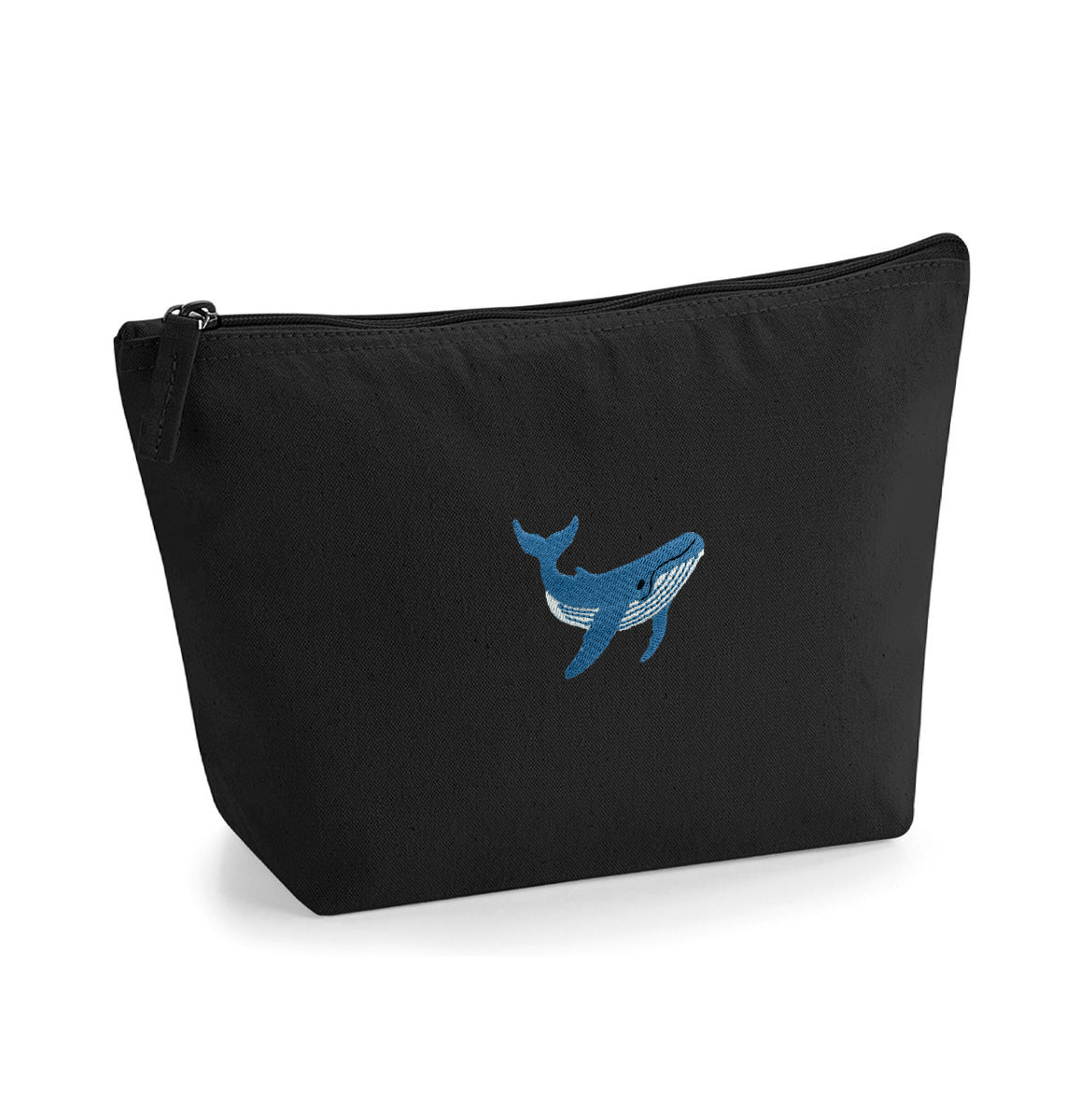 Blue Whale Organic Accessory Bag - Blue Panda