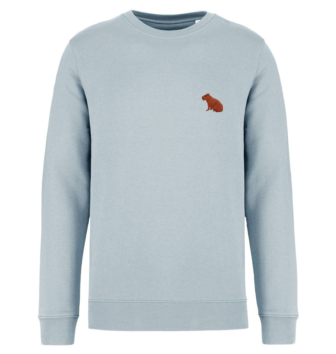 Capybara Mens Sweatshirt - Blue Panda